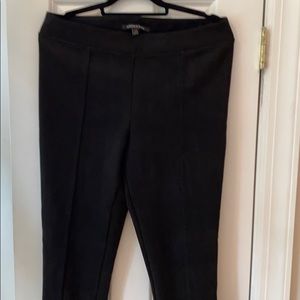 Andrew Marc Faux Suede black pull on pants